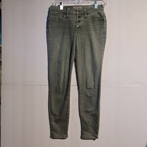 Madewell 9-inch high-rise skinny petite size 26P Button Fly